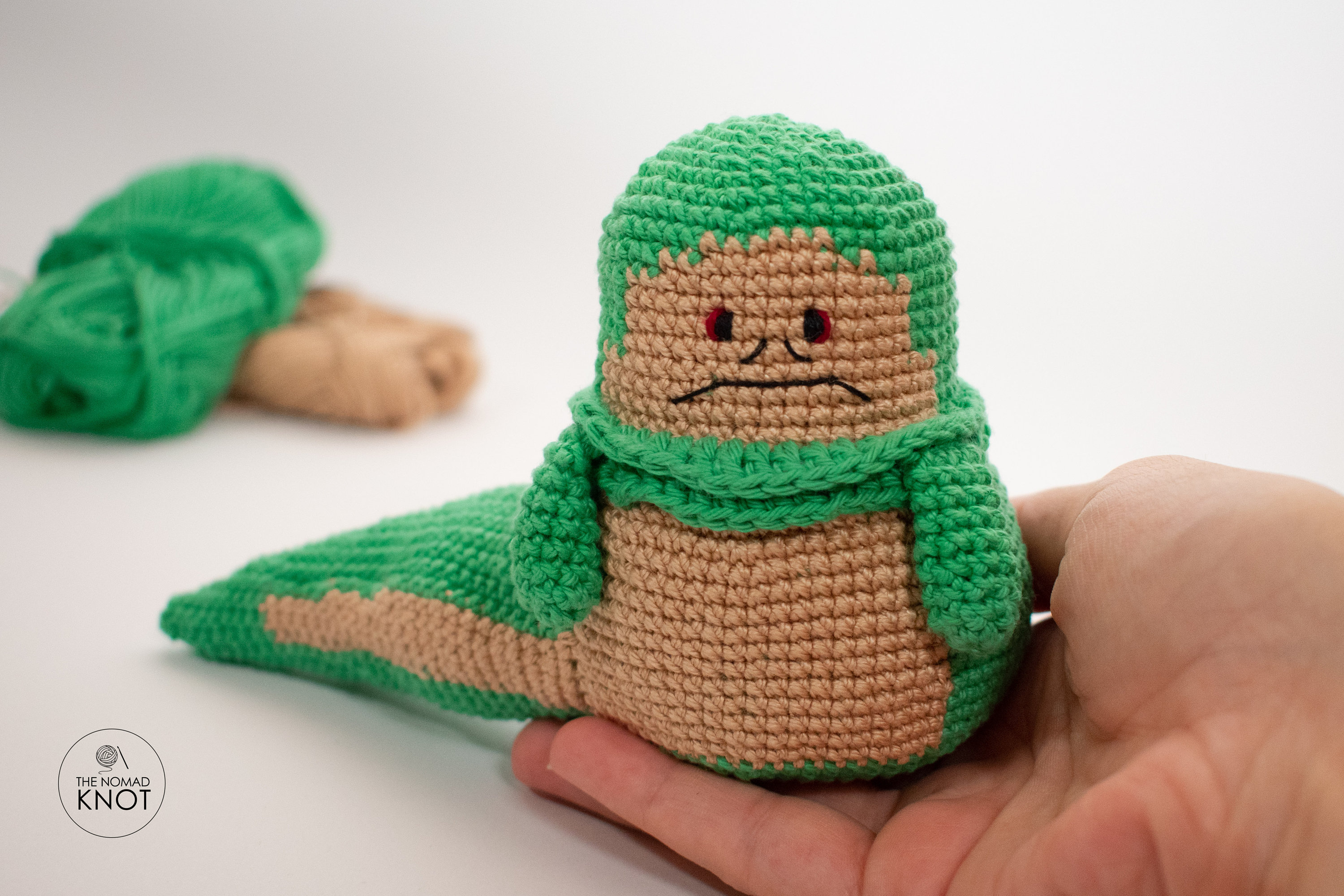 Jabba the Hutt Crochet Pattern: Star Friends Amigurumi (PDF