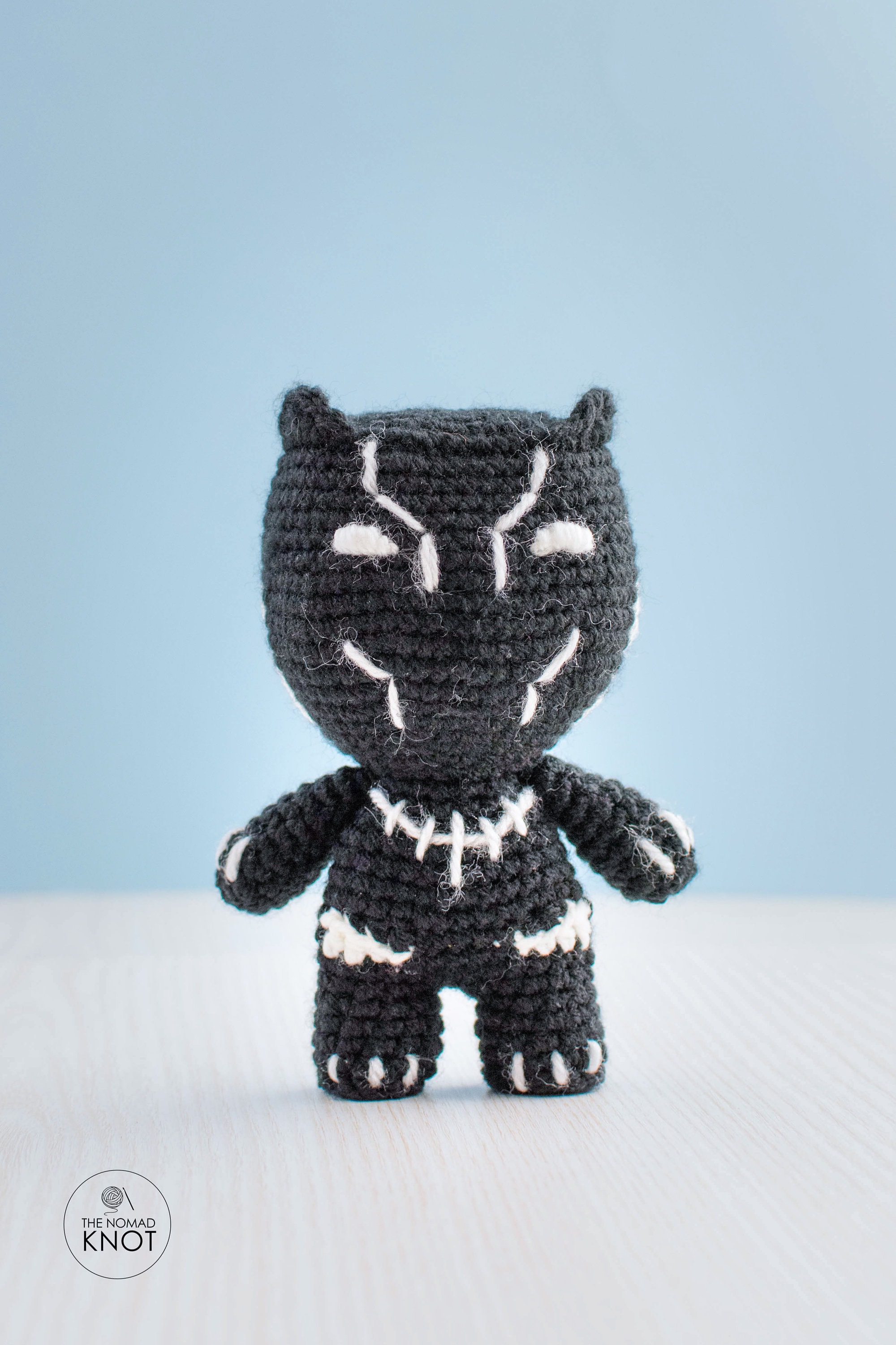 Black Panther Amigurumi Crochet Pattern Superhero Amigurumi Black