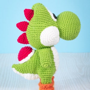 Yoshi Crochet Pattern Amigurumi PDF download geek crochet toy image 5