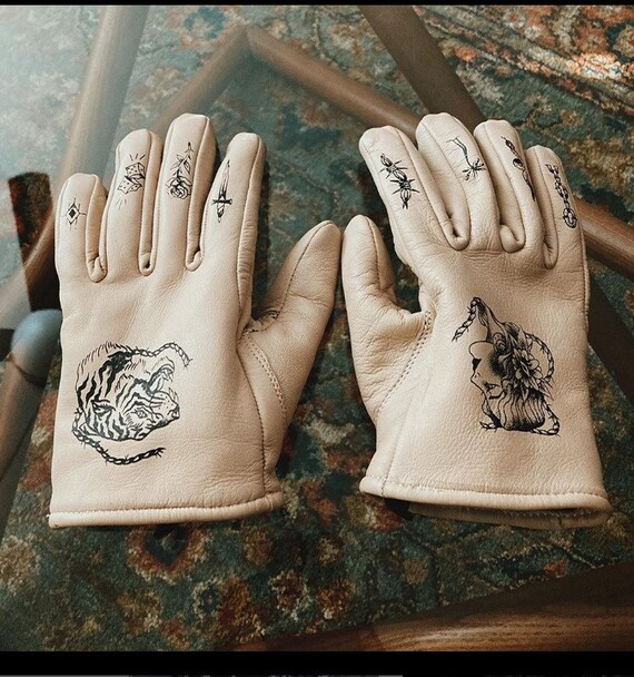 Handmade motorcycle store gloves