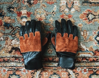 Motorcycle Gloves, Vintage Style, Fashion, Suede, Leather, Marauder, Moto, Cafe Racer