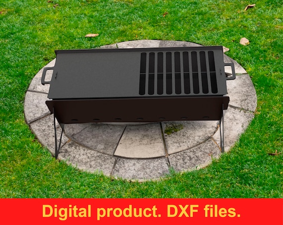 Barbecue Fire Pit Grill DXF Files for Plasma Laser CNC Fire Pit. Mangal Grill Firepit Bbq. Collapsible Fire Pit for Camping DIY Etsy Canada