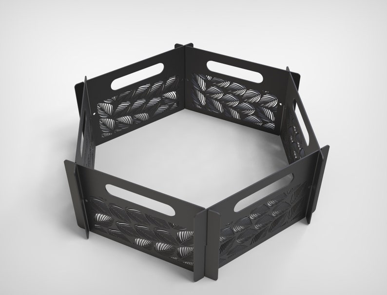 Flat Pack Fire Pit V2 DXF Files for Plasma Laser Cutting Etsy