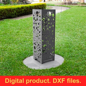 Bubbles Fire Pit DXF files for plasma, laser cutting, CNC. Fire Pit Portable for Garden, Welded Fire Pit For Camping, DIY Firepit.