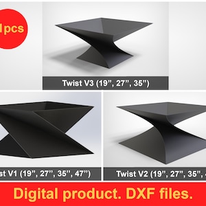 Bundle 11 pcs. Fire Pit Twist DXF files for plasma, laser cutting, CNC. Fire Pit Portable for Garden, Welded Fire Pit Camping, DIY Firepit.