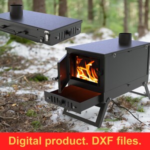 Wood Stove Door Kit With Air Control 