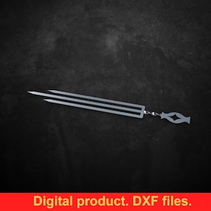 Skewers trident Diamonds cards, DXF files for plasma, laser, CNC. Kebab skewers for Mangal, Grill, Barbecue, Fire pit, bbq. DIY