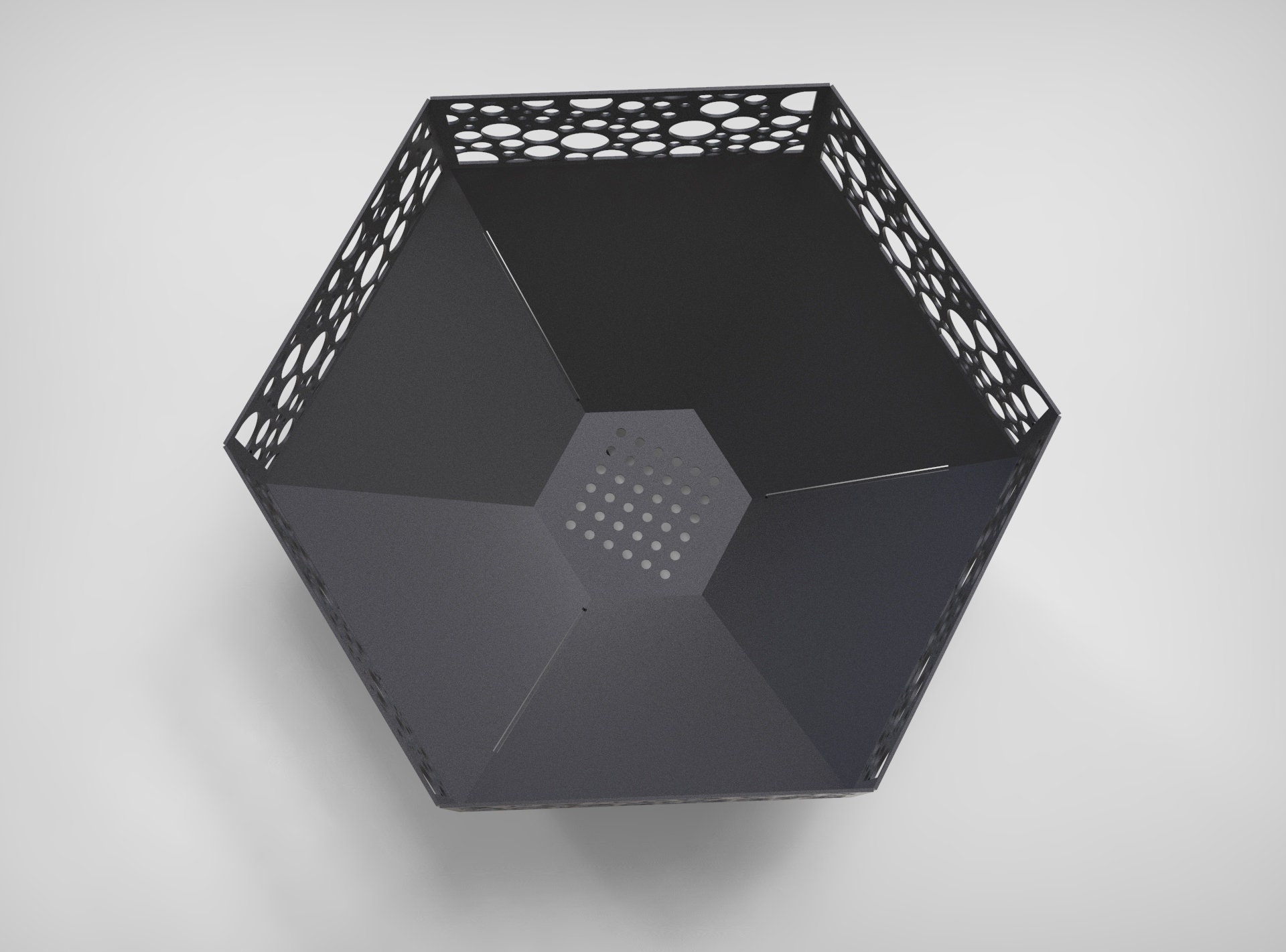 Hexagon V3 Fire Pit DXF files for plasma laser cutting cnc. Etsy