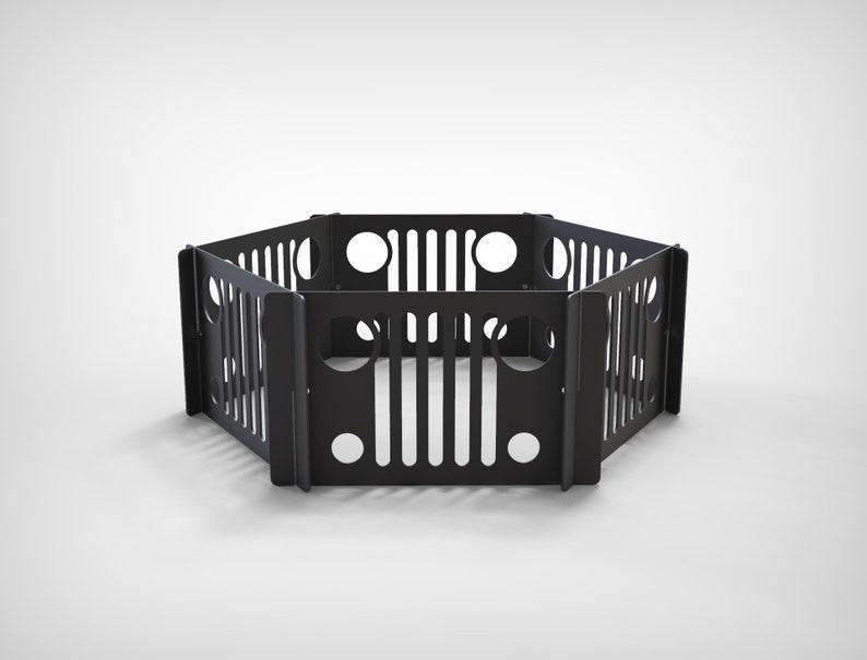 Flat Pack Fire Pit Jeep DXF Files for Plasma Laser Cutting Etsy