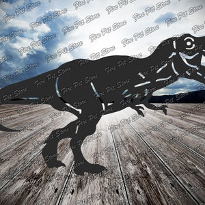 Tyrannosaurus rex. Vector art file. Digital files dxf, svg, png, ai, eps, cdr for plasma, laser, waterjet, CNC, as well as for printing.
