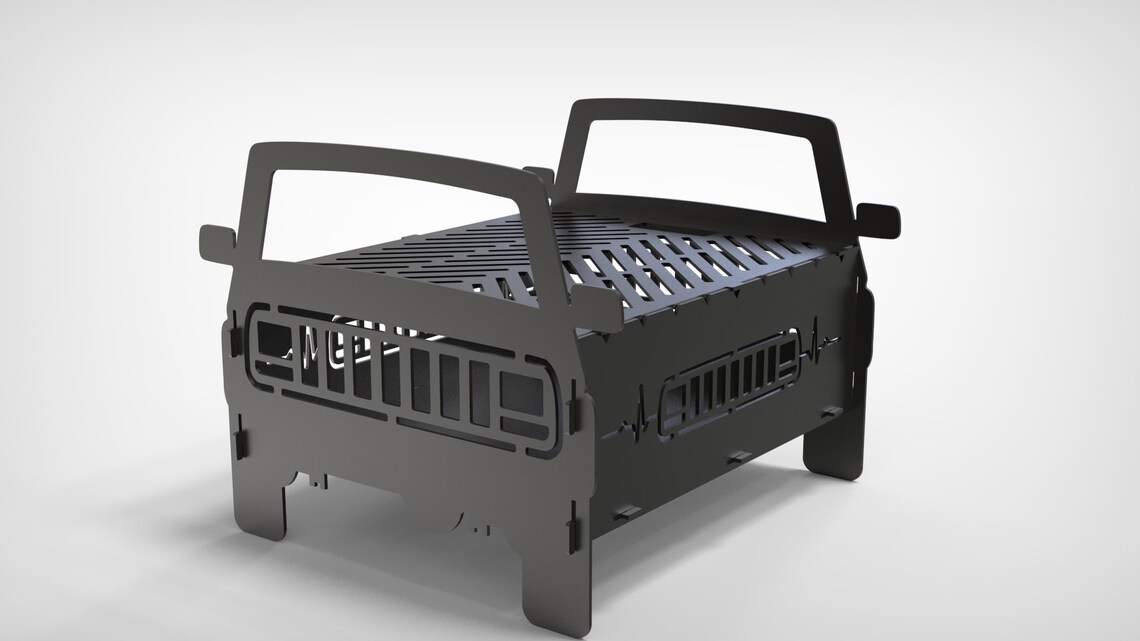 Bundle 3 pcs. Fire Pit Jeep V7 DXF files for plasma laser Etsy
