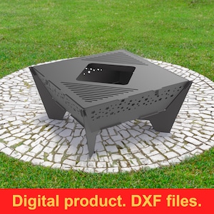 Fire Pit Star 32&#39;&#39; grill DXF files for plasma, laser, CNC, Fire Pit. Mangal, Grill, Barbecue, Firepit bbq. Collapsible Fire Pit, DIY