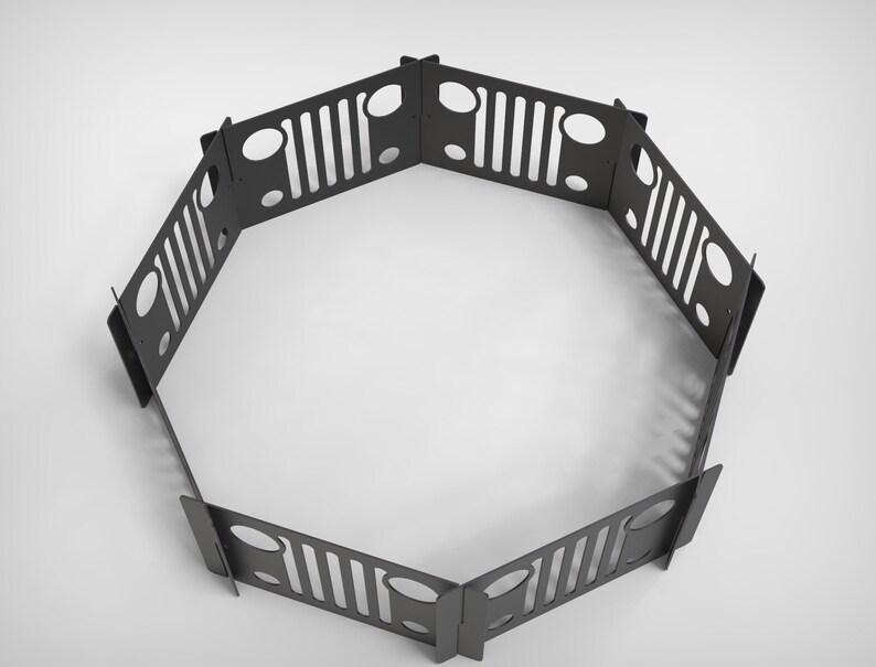 Flat Pack Fire Pit Jeep DXF Files for Plasma Laser Cutting Etsy
