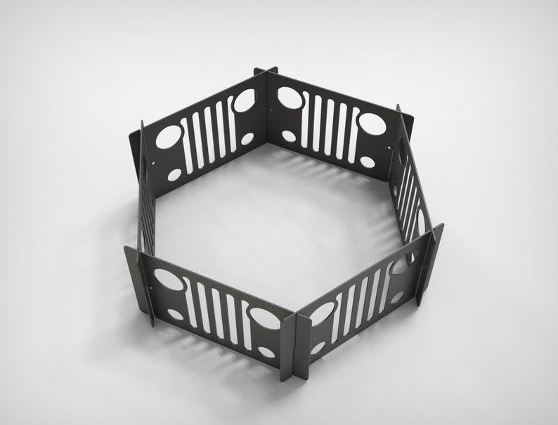 Flat Pack Fire Pit Jeep DXF Files for Plasma Laser Cutting Etsy