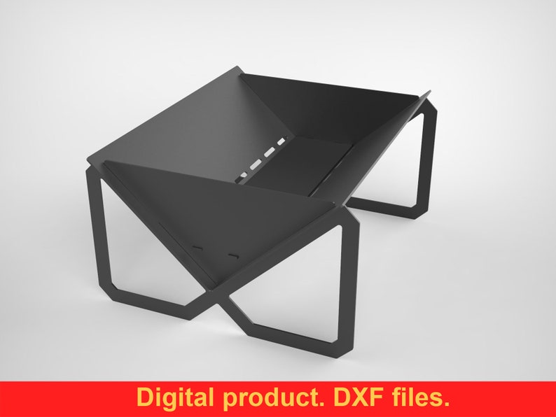 Feuerstelle Feuerkorb in Formaten DXF und SVG an Tragbare | Etsy