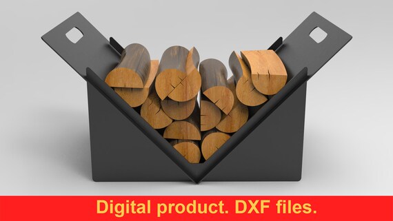 Firewood Rack V2 DXF Files for Plasma Laser Cutting CNC. | Etsy