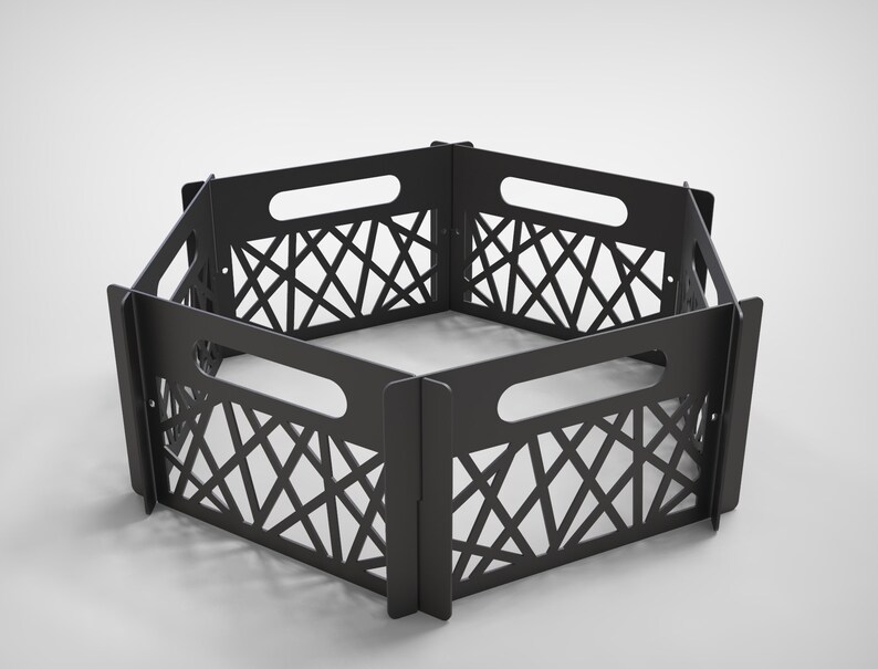 Flat Pack Fire Pit V1 DXF Files for Plasma Laser Cutting Etsy