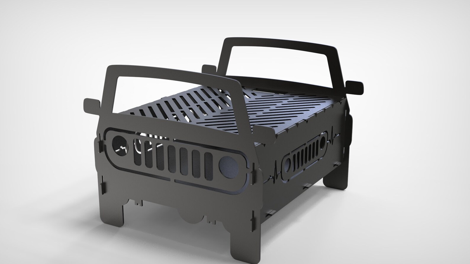 Bundle 3 Pcs. Fire Pit Jeep V8 DXF Files for Plasma Laser Etsy