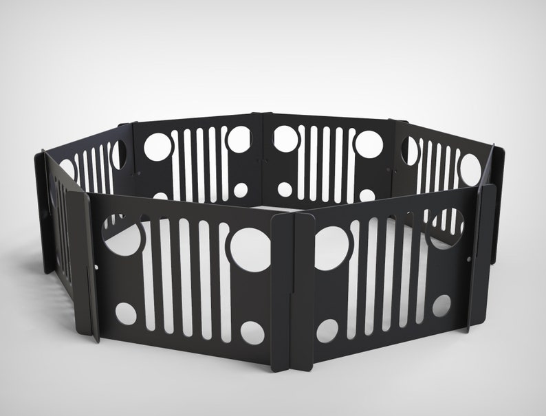 Flat Pack Fire Pit Jeep DXF Files for Plasma Laser Cutting Etsy