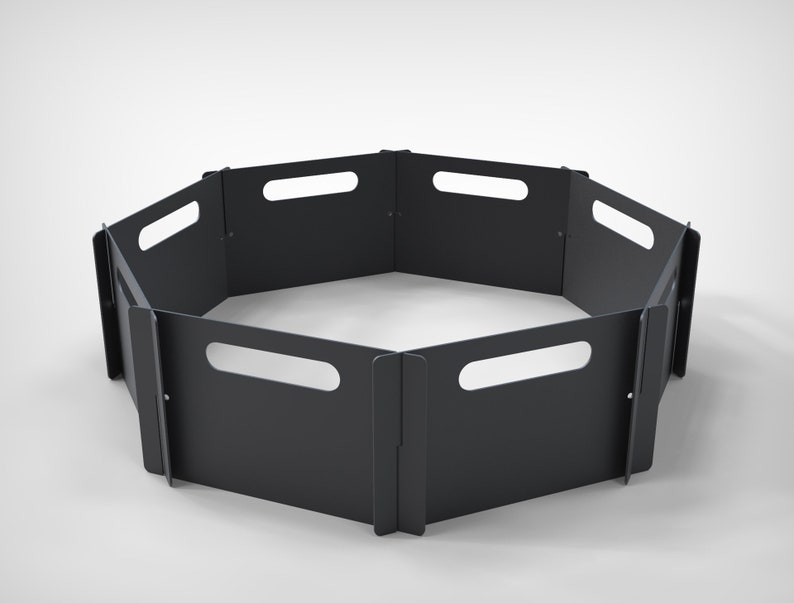 Flat Pack Fire Pit V3 DXF Files for Plasma Laser Cutting Etsy