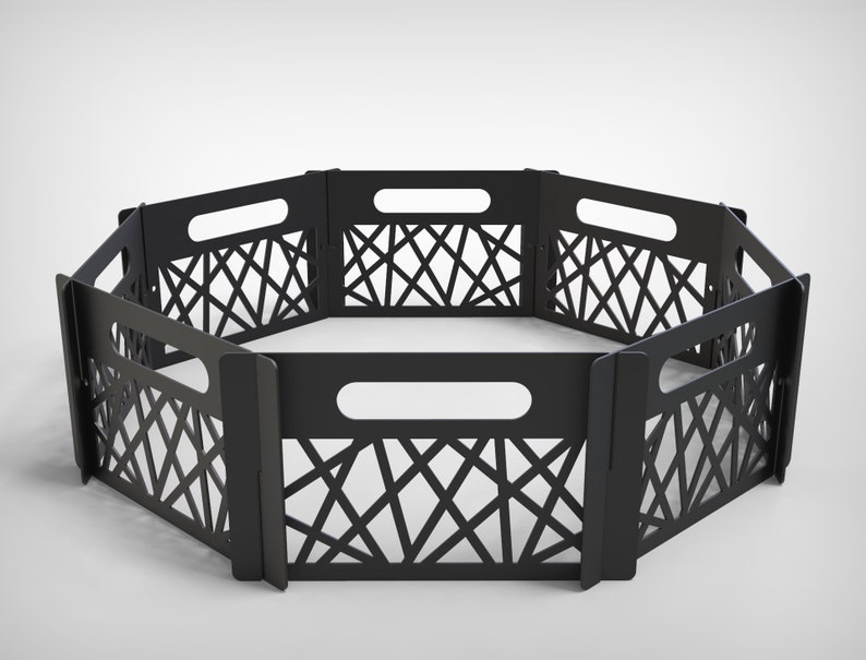 Flat Pack Fire Pit V1 DXF Files for Plasma Laser Cutting Etsy