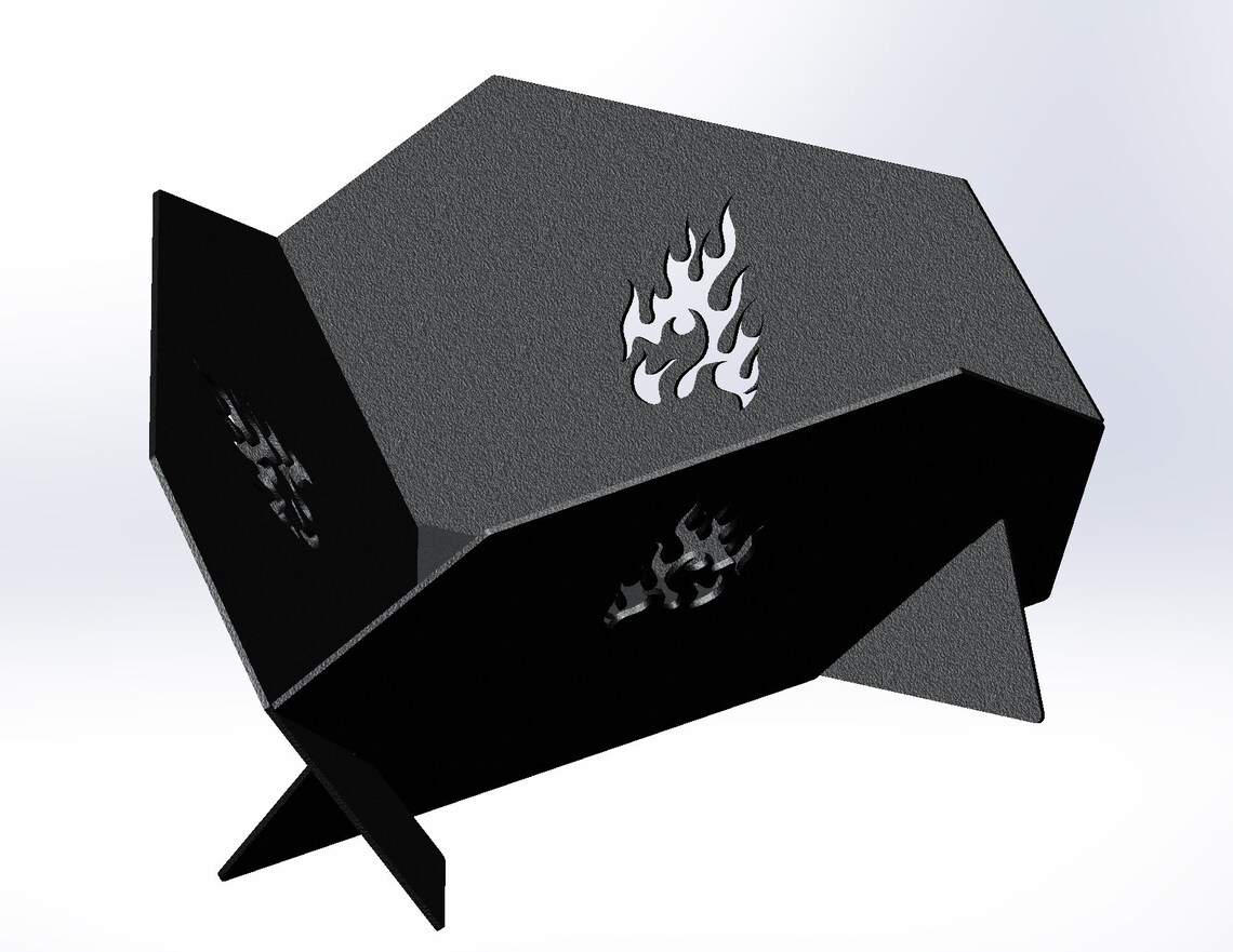 Fire Pit 24'' DXF files for plasma laser water Etsy