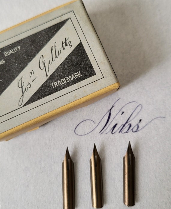 Vintage calligraphy nibs