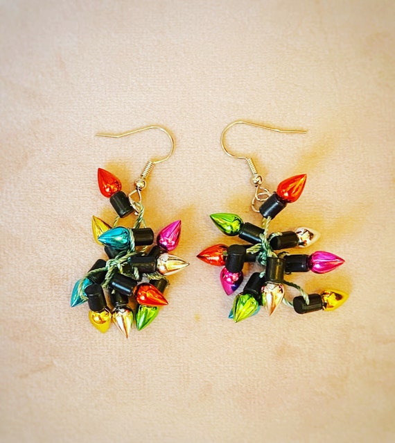 Funny christmas shop earrings