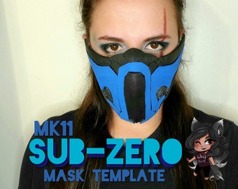 MK11 Sub-Zero Mask Template