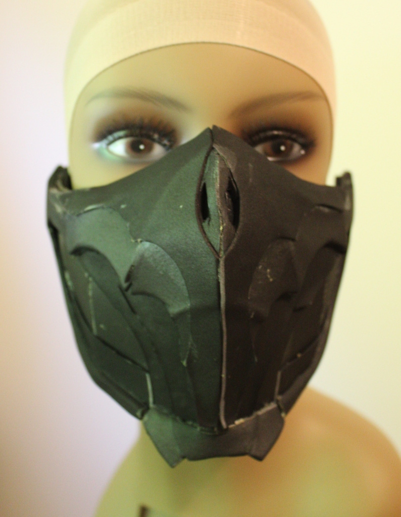 MK11 Scorpion Mask Template image 3