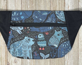 Arctic animals cross body bag, fanny pack, bum bag