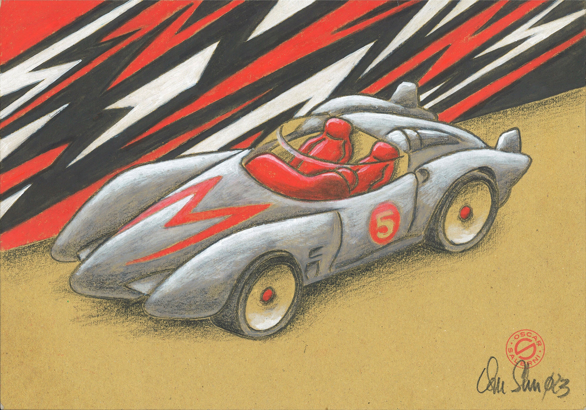 SPEED RACER MACH 5 SKETCH