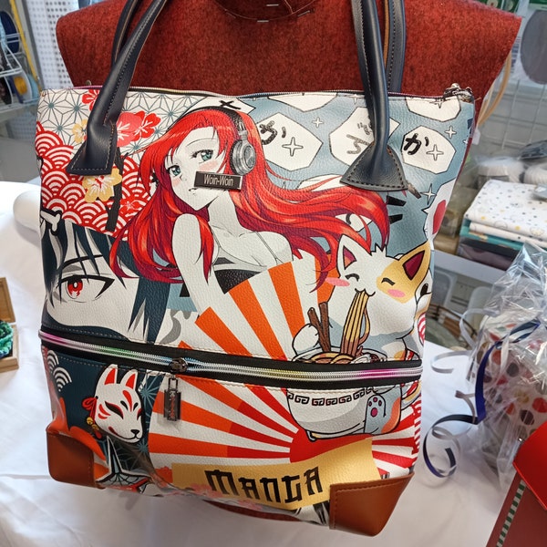 Sac à main cabas manga Woin-Woin