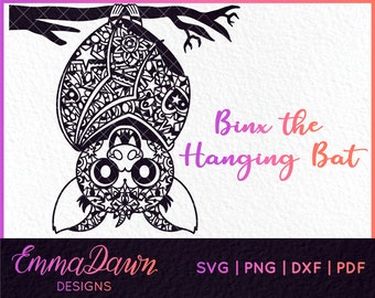 Download Bat Mandala Svg Etsy
