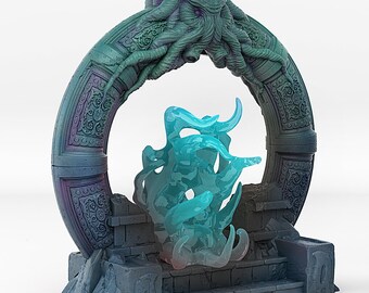 Cthulhu's Portal | Scenery and terrain | 3D Printed Resin Miniature | Tabletop Role Playing | AoS | D&D | 40K | Pathfinder