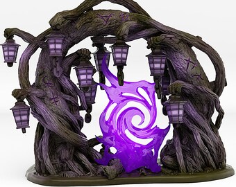 Creepy Forest Portal | Scenery and terrain | 3D Printed Resin Miniature | Tabletop Role Playing | AoS | D&D | 40K | Pathfinder