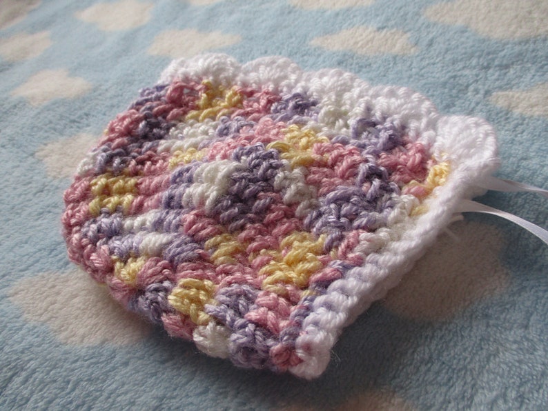 Crochet Spring Baby Set, romperbonnet ready to ship image 4