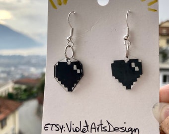 Aesthetic hearts earrings