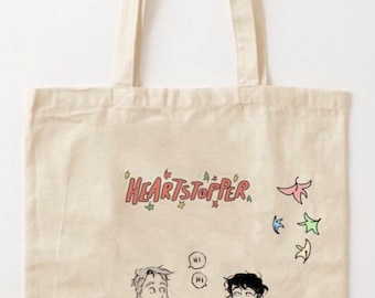 Heartstopper “Hi” tote bag