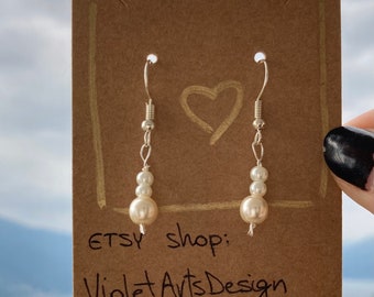 Different types of pearl earrings