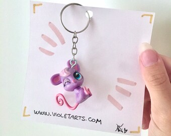 Littlest Pry shop Porte Clé Photo Key Chain French Exclusive