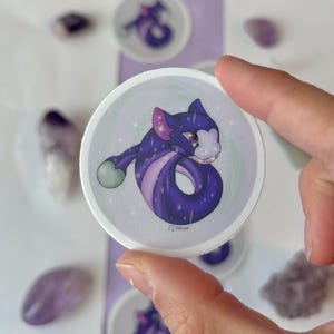 Stringbean (The Owl House) circle stickers, TOH stickers, palisman, Luz palisman, Luz Noceda, cute stickers stationary, witch aesthetic