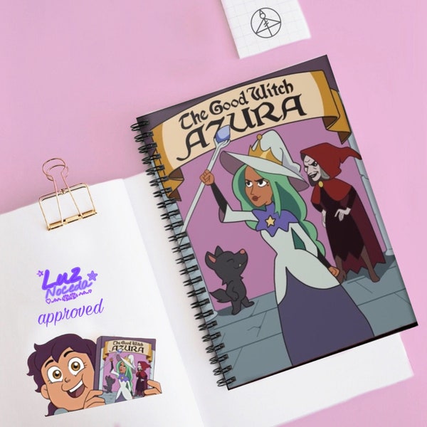 TOH - the good witch Azura notebook - the owl house - Luz Noceda magical notebook