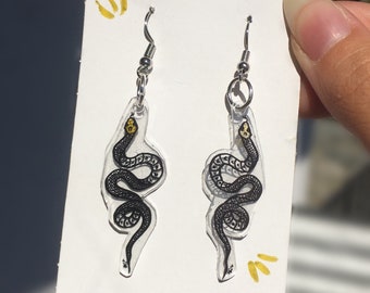 Snake earrings