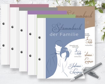 Rosa Stammbuchshop stb/_Wedding a5 Familienstammbuch 23 x 18 x 1,7 cm Wei/ß