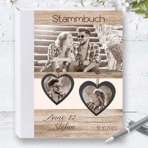 Stammbuch Individuell A5 A4 Vintage Flair | Vintage | Holz | Stammbuch der Familie, Hochzeit, Familienstammbuch, Eheurkunde, Standesamt