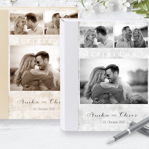 Stammbuch personalisiert A5 A4 Old Klassik | Vintage | Fotobuch | Stammbuch der Familie, Hochzeit, Familienstammbuch, Eheurkunde