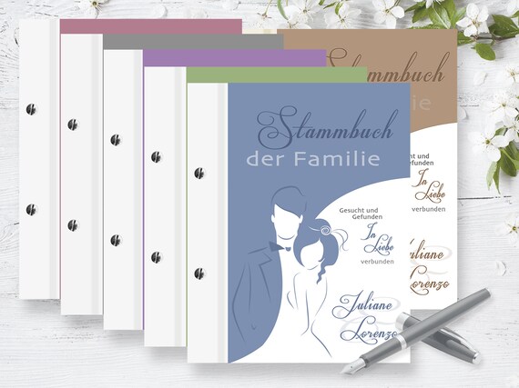 Family register Baby Book family register Root Book Individual A5 A4 Happy registry office marriage certificate Pedigree wedding