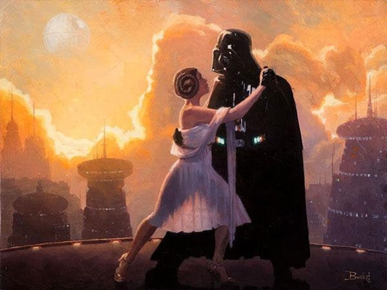 Darth Vader & Princess Leia Father Daughter Dance Etsy
