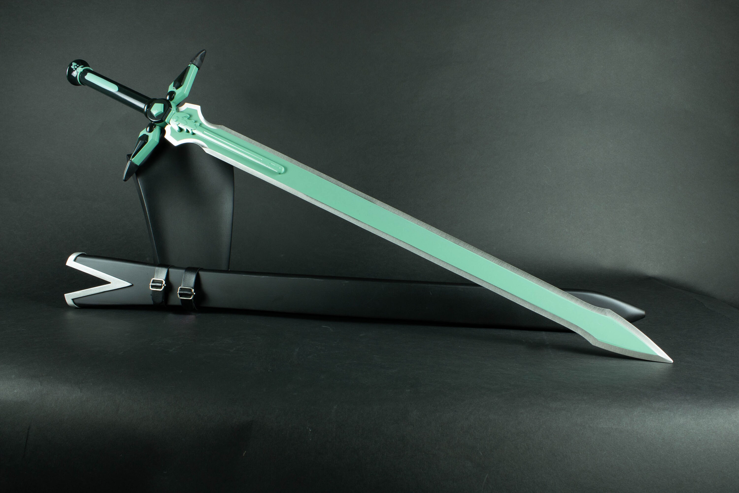 Dark Repulser Sword Art Online Kirito Steel Prop Replica Etsy